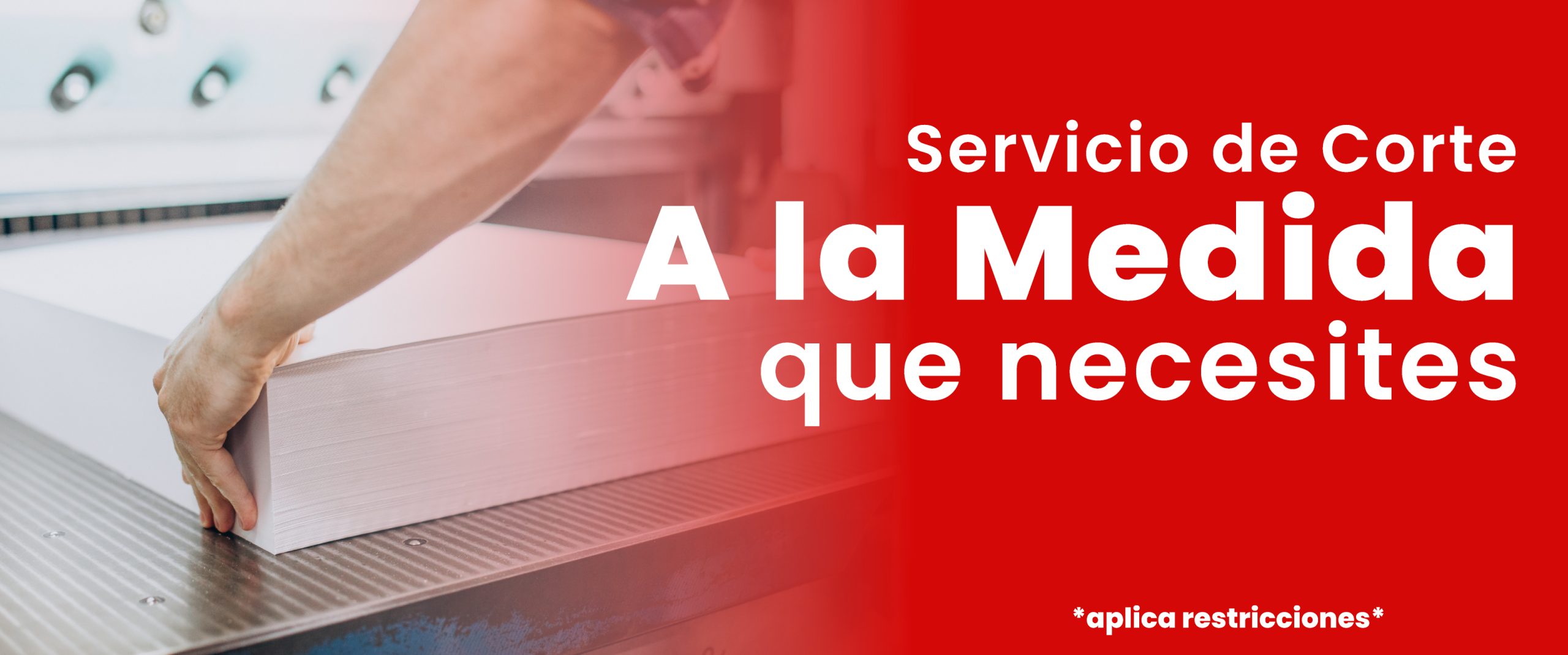 Servicio de corte a la medida que necesites